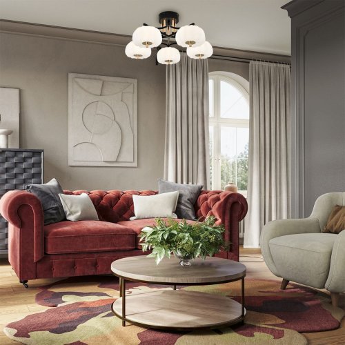 Потолочная светодиодная люстра Reluce Escada Halma 10301/5LED