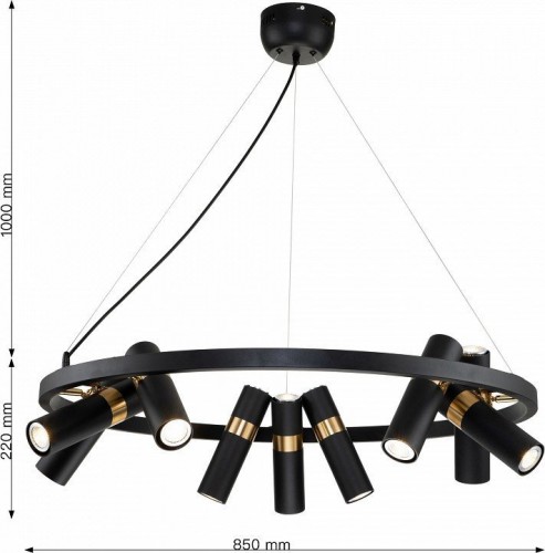 Подвесная люстра Favourite Light Point 2997-9P