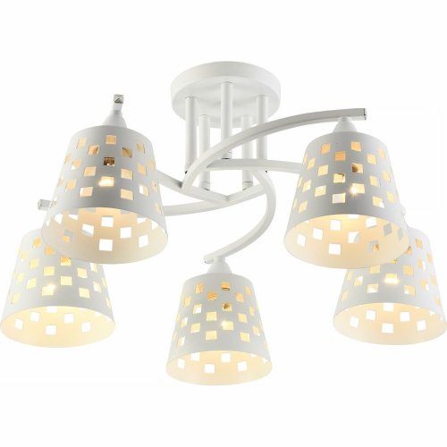 Потолочная люстра Reluce 01384-0.3-05 WH+CR Потолочная люстра Reluce 01384-0.3-05 WH+CR