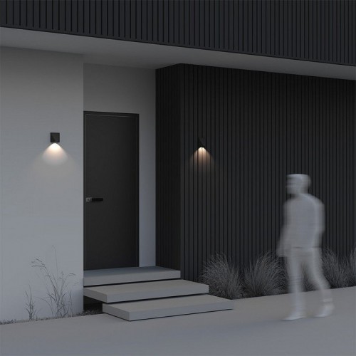 Уличный настенный светодиодный светильник Maytoni Beekman O577WL-L5B