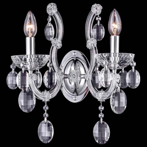 Бра Crystal Lux Hollywood AP2 Chrome