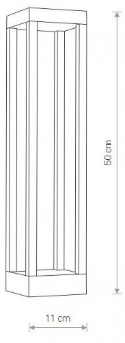 Уличный светодиодный светильник Nowodvorski Structure Led 8145