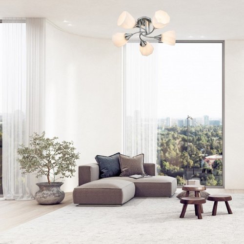 Потолочная люстра Escada Camellia 664/5P Потолочная люстра Escada Camellia 664/5P