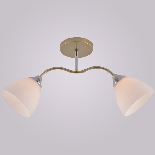 Потолочная люстра 01643-0.3-02 GOLD+CR Потолочная люстра 01643-0.3-02 GOLD+CR