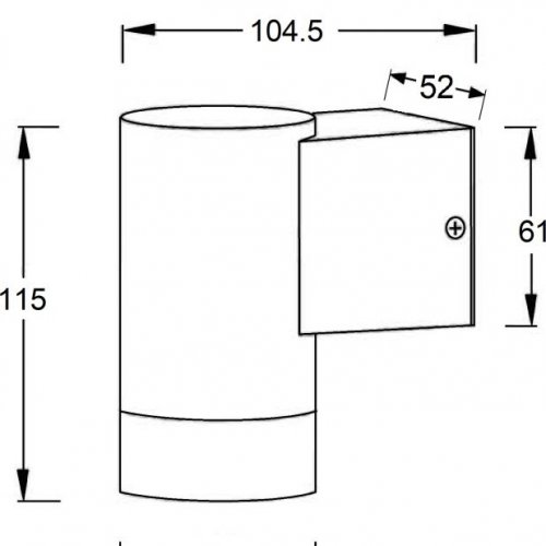 Архитектурная подсветка TUBE 5004-1 Bl