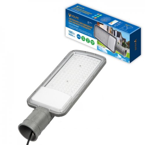 Уличный консольный светильник Volpe ULV-Q611 100W/6500K IP65 GREY Уличный консольный светильник Volpe ULV-Q611 100W/6500K IP65 GREY