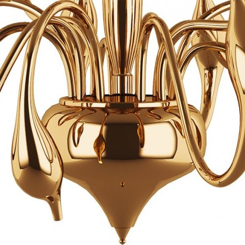 Потолочная люстра Illuminati Meta Swan MX8098-12A gold