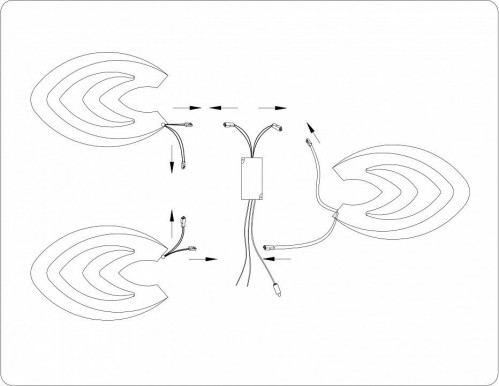 Потолочная люстра Ambrella Light FA FA4545