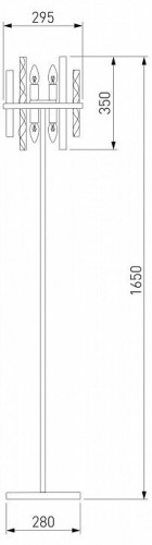 Торшер Bogates Hollis 01111/4 Торшер Bogates Hollis 01111/4