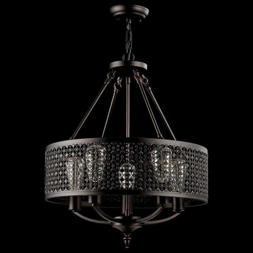 Подвесная люстра Freya Conte FR4166-PL-05C-BL