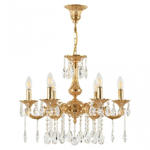 Подвесная люстра Bohemia Ivele Crystal AL77 AL77101/6/175 A G Подвесная люстра Bohemia Ivele Crystal AL77 AL77101/6/175 A G
