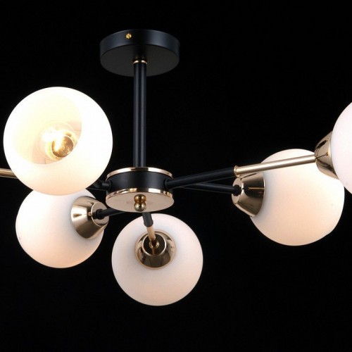 Потолочная люстра Illumico IL0715-6CSQ-24 BK GD LIBRA