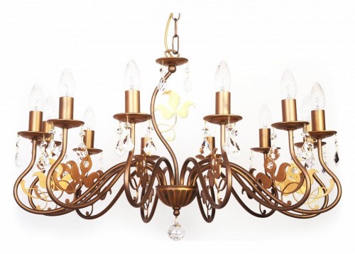 Подвесная люстра Doge Luce 520L12GD