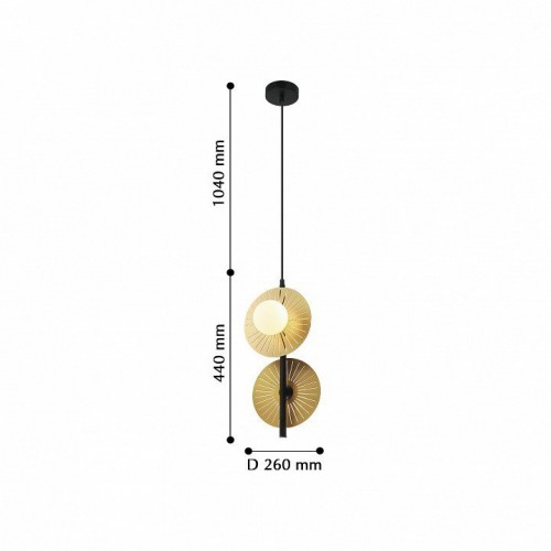 Подвесная люстра Favourite Sonnenblume 2356-2P Подвесная люстра Favourite Sonnenblume 2356-2P