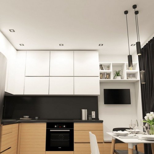 Встраиваемый светильник Denkirs DK3071-BK+WH