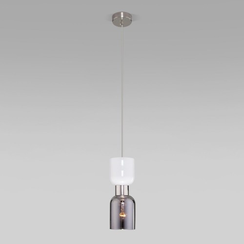 Подвесной светильник Eurosvet Tandem 50118/1 никель Подвесной светильник Eurosvet Tandem 50118/1 никель