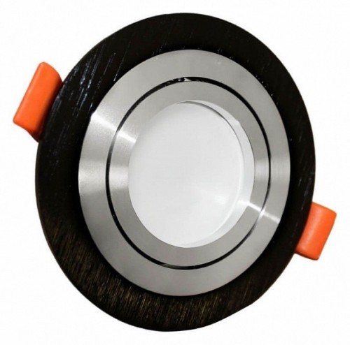 Встраиваемый светильник Lumina Deco Duka LDC 8062-D90 BK+SL