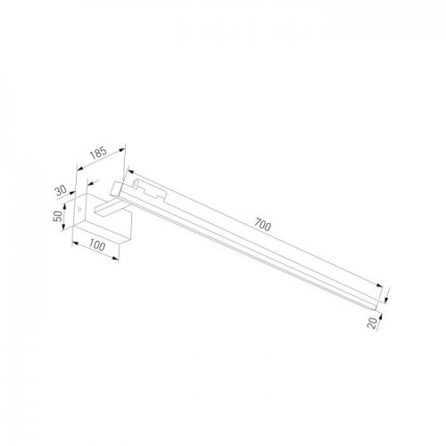Светильник настенный светодиодный Elektrostandard Acento a071234