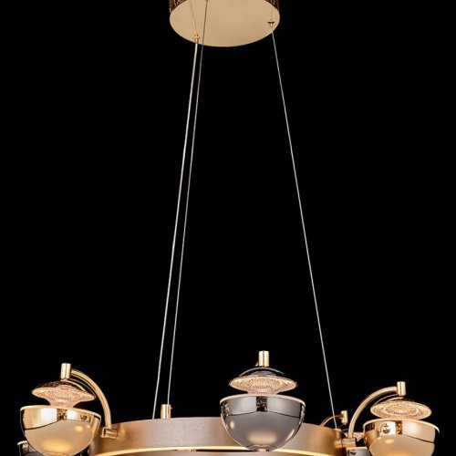 Подвесная люстра Jelly LE7711/6 Gold/Black Chrome