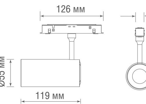 Трековый светильник Alpha DL20295NW15BrND Трековый светильник Alpha DL20295NW15BrND