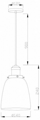 Подвесной светильник Moderli Single V11517-1P Подвесной светильник Moderli Single V11517-1P