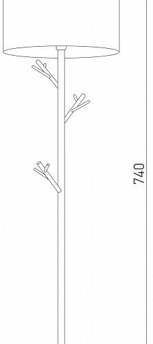 Торшер TK Lighting Albero 5572 Albero White