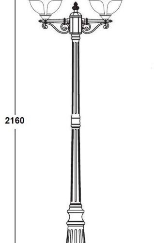Наземный фонарь VENA 88409A Bl