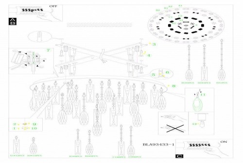 Потолочный светильник Eglo Calaonda 93433