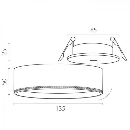 Спот Alta Pro A5737RS Спот Alta Pro A5737RS