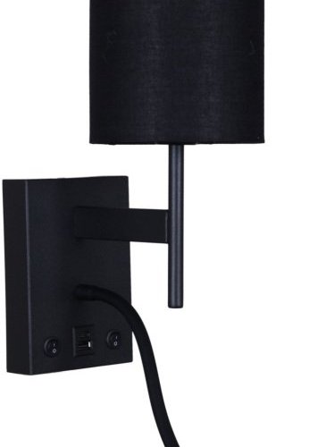 Бра Reluce 86210-9.2-001KT LED3W+E14 BK Бра Reluce 86210-9.2-001KT LED3W+E14 BK