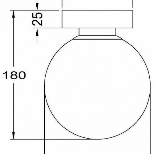 Настенно-потолочный светильник Maytoni Basic form MOD321WL-01W