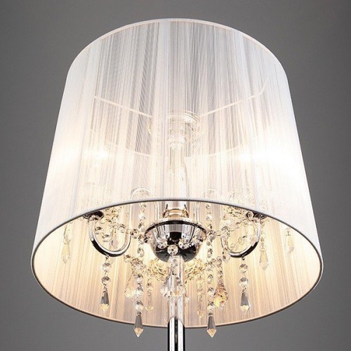 Торшер Eurosvet 2045 2045/3F хром/белый торшер