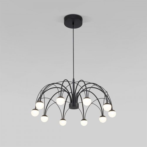 Подвесная светодиодная люстра Eurosvet Ragno 90034/10 LED черный Подвесная светодиодная люстра Eurosvet Ragno 90034/10 LED черный