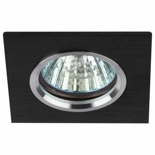 Встраиваемый светильник ЭРА Алюминиевый KL57 SL/BK Встраиваемый светильник ЭРА Алюминиевый KL57 SL/BK