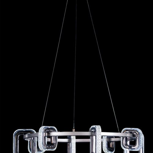 Подвесная люстра Theona LE7701/8 Grey/Black Chrome