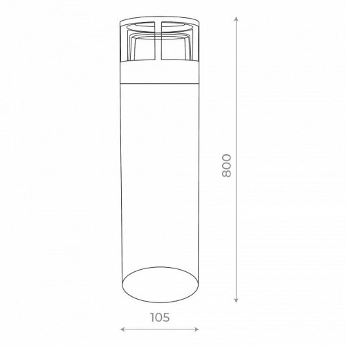 Наземный низкий светильник ST Luce Fossa SL9507.415.01 Наземный низкий светильник ST Luce Fossa SL9507.415.01
