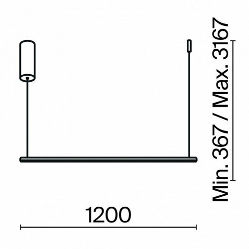 Подвесной светильник Maytoni Halo MOD246PL-L24BK