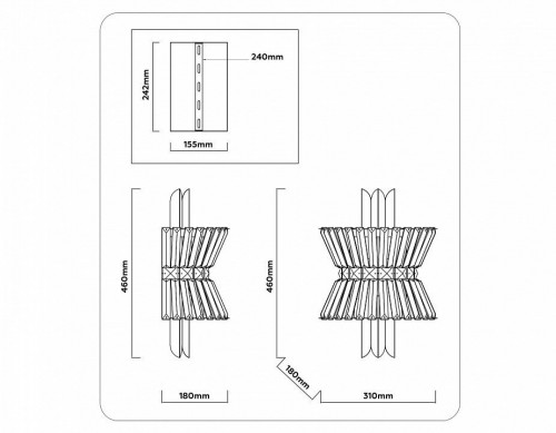 Настенный светильник Ambrella light High Light LH41029