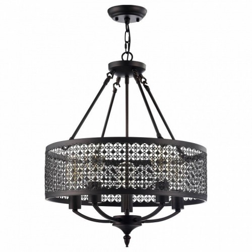 Подвесная люстра Freya Conte FR4166-PL-05C-BL