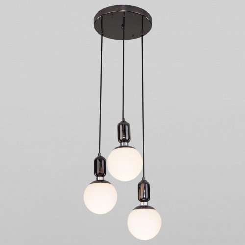 Подвесной светильник Eurosvet Bubble 50151/3 черный жемчуг Подвесной светильник Eurosvet Bubble 50151/3 черный жемчуг