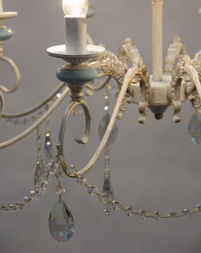 Подвесная люстра Abrasax L.8303-8CREAM/G Подвесная люстра Abrasax L.8303-8CREAM/G