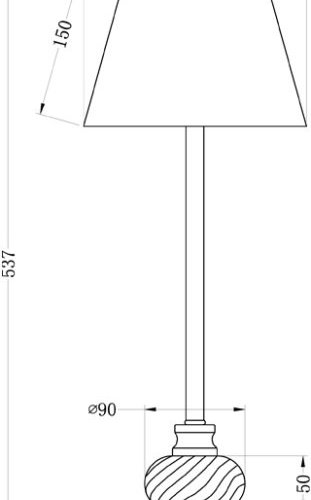 Интерьерная настольная лампа Garda Decor 22-87898 Интерьерная настольная лампа Garda Decor 22-87898