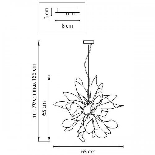 Подвесная люстра Lightstar Turbio 754266 Подвесная люстра Lightstar Turbio 754266