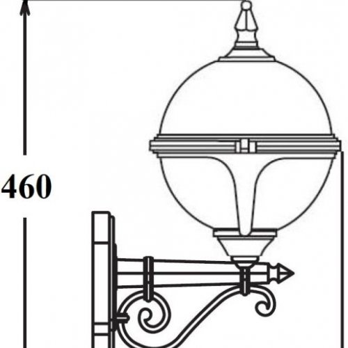 Настенный фонарь уличный VENA 88401 02 Bl Настенный фонарь уличный VENA 88401 02 Bl