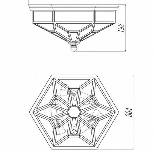 Потолочный светильник Maytoni Zeil H356-CL-03-CH