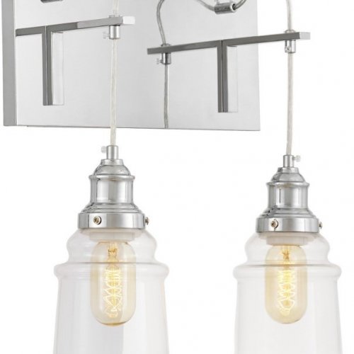 Бра Lumina Deco Lumina Deco Fredica Moletti LDW 6844-2 CHR+PR Бра Lumina Deco Lumina Deco Fredica Moletti LDW 6844-2 CHR+PR