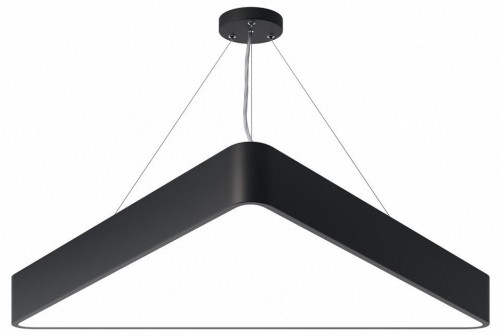 Подвесной светодиодный светильник Geometria ЭРА Delta SPO-152-B-40K-048 48Вт 4000К черный Б0050577