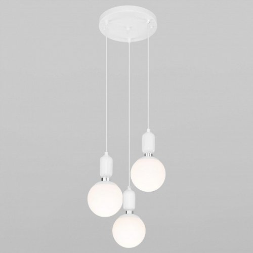 Подвесной светильник Eurosvet Bubble 50151/3 белый Подвесной светильник Eurosvet Bubble 50151/3 белый