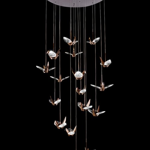 Подвесная люстра Alma LE7706/17 Black Chrome