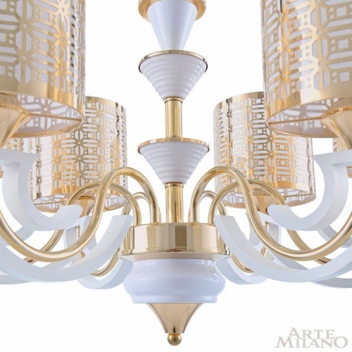 Подвесная люстра Arte Milano Florentia-8857 308857/6 Wh/Gd